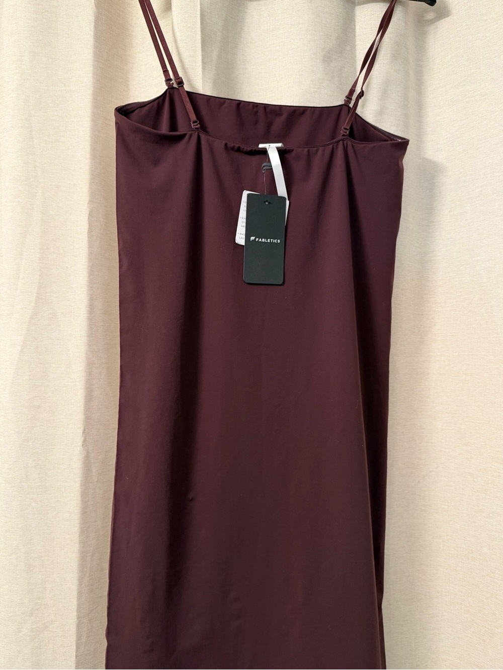 Fabletics brown Slip Dress with Adjustable Straps nwt